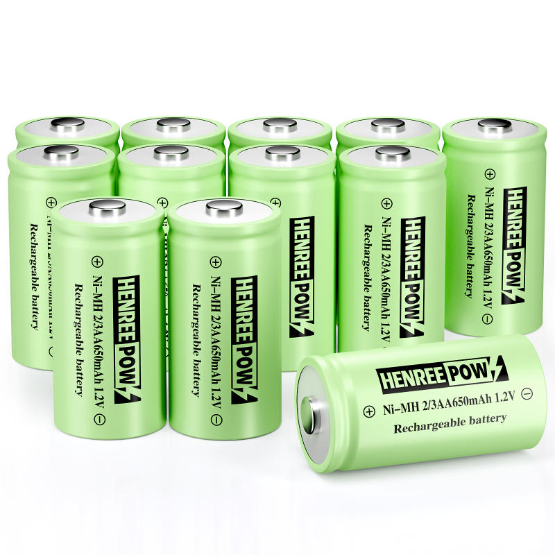 Henreepow 1.2V 600mAh Aa Ni-MH แบตเตอรี่ชาร์จไฟได้